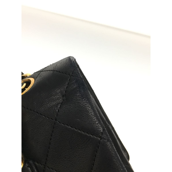 Chanel Chain Shoulder Bag Lambskin Black - Picture 8 of 8